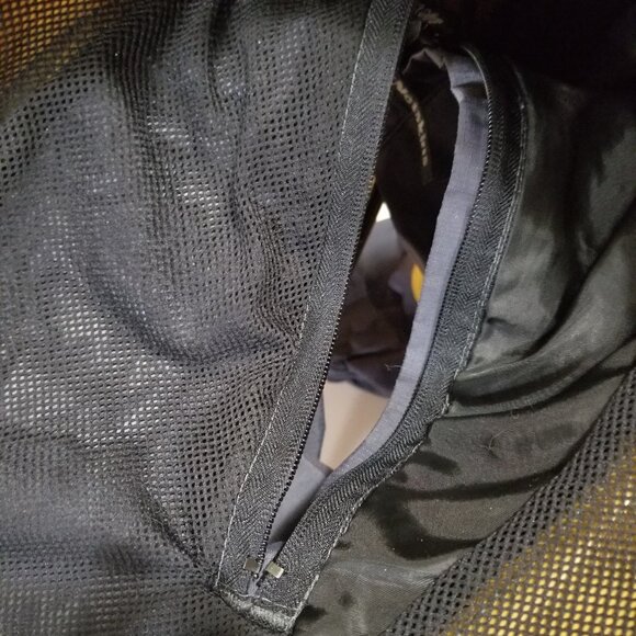 Wetskins Waterproof Shell Jacket M — Yellow/Grey, Hooded, Vented - Picture 8 of 8